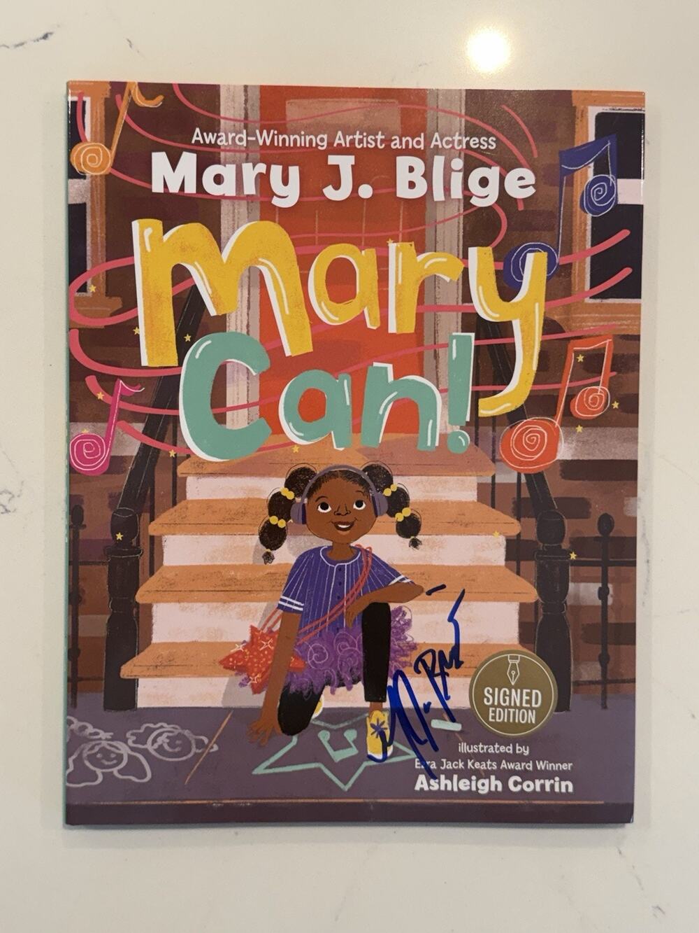 MARY J. BLIGE... Mary Can! Childrens Book SIGNED AUTOGRAPHED #2